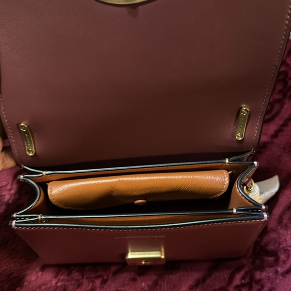 Coach Bandit Crossbody Bag in Wine - Picture 7 of 8